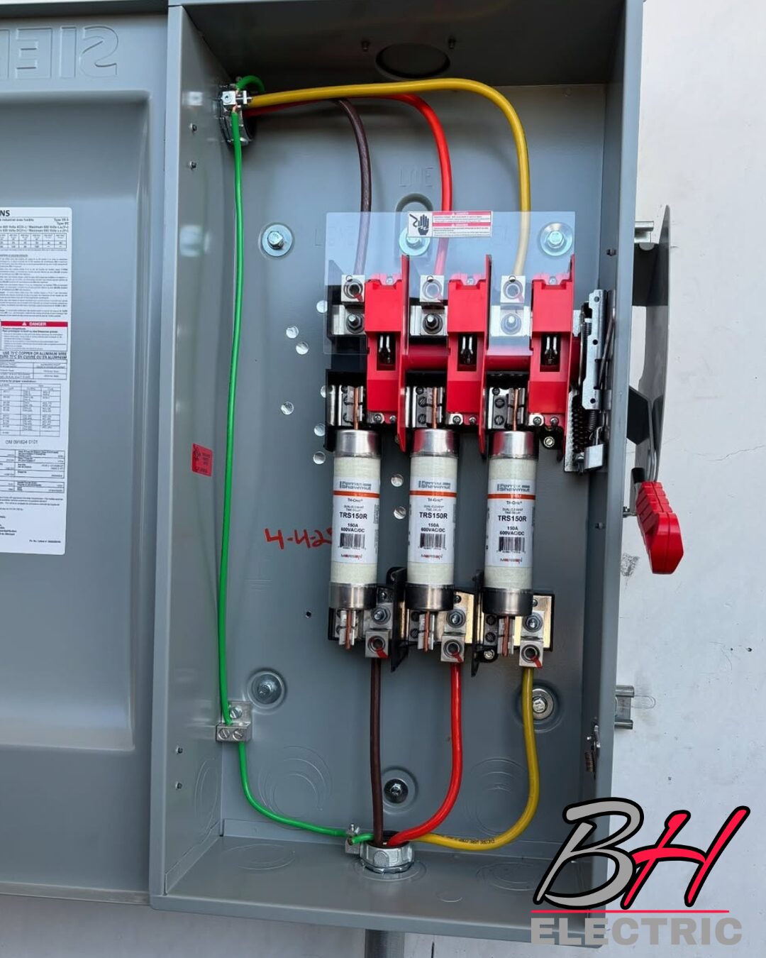 Electrician lowell MA fused disconnect bhelectric